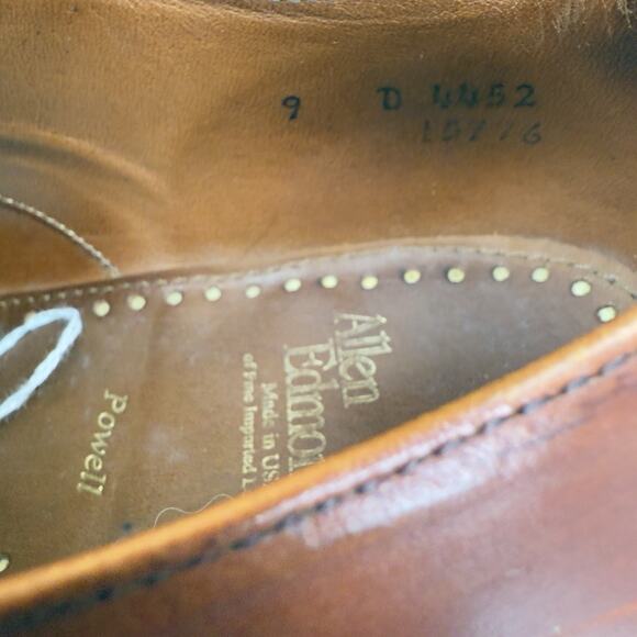 Allen Edmonds Size 9 Powell Mens Shoes Dress Oxfords Brown Leather Lace Up main image 7